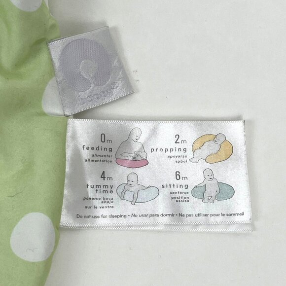 Boppy Nursing Infant Baby Pillow Cover Mint Green Polka-Dot - Picture 4 of 4